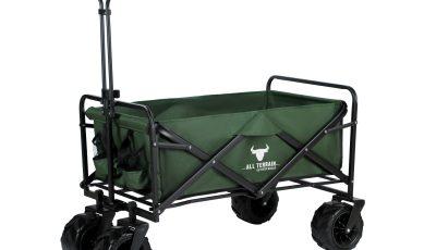Bull All Terrain Folding Outdoor Trolley / Wagon - Green
