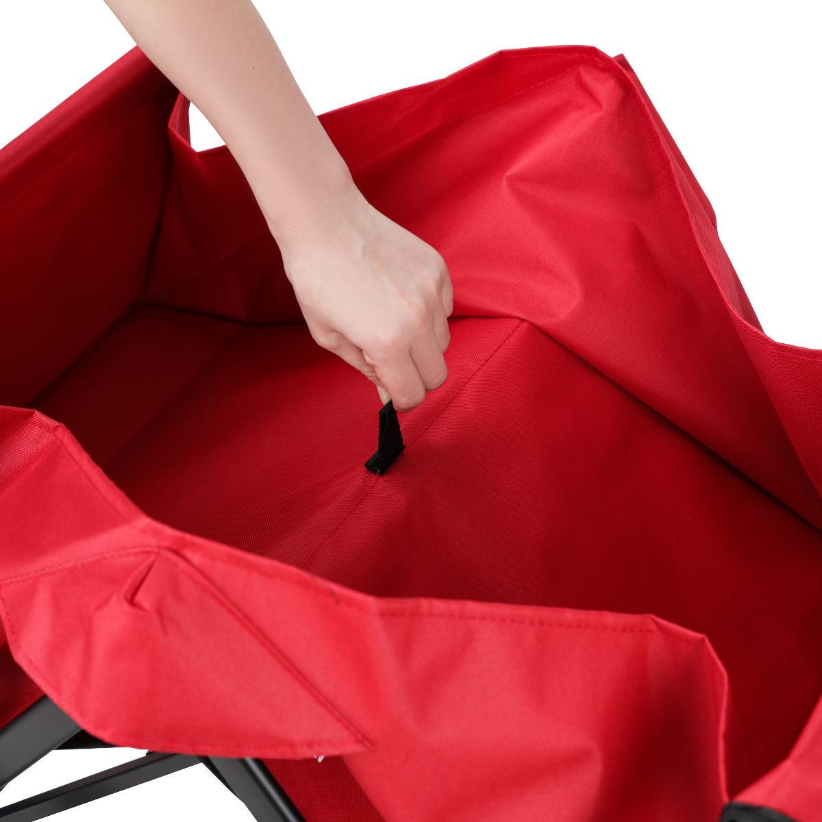 Bull All Terrain Folding Outdoor Trolley / Wagon - Red Bag