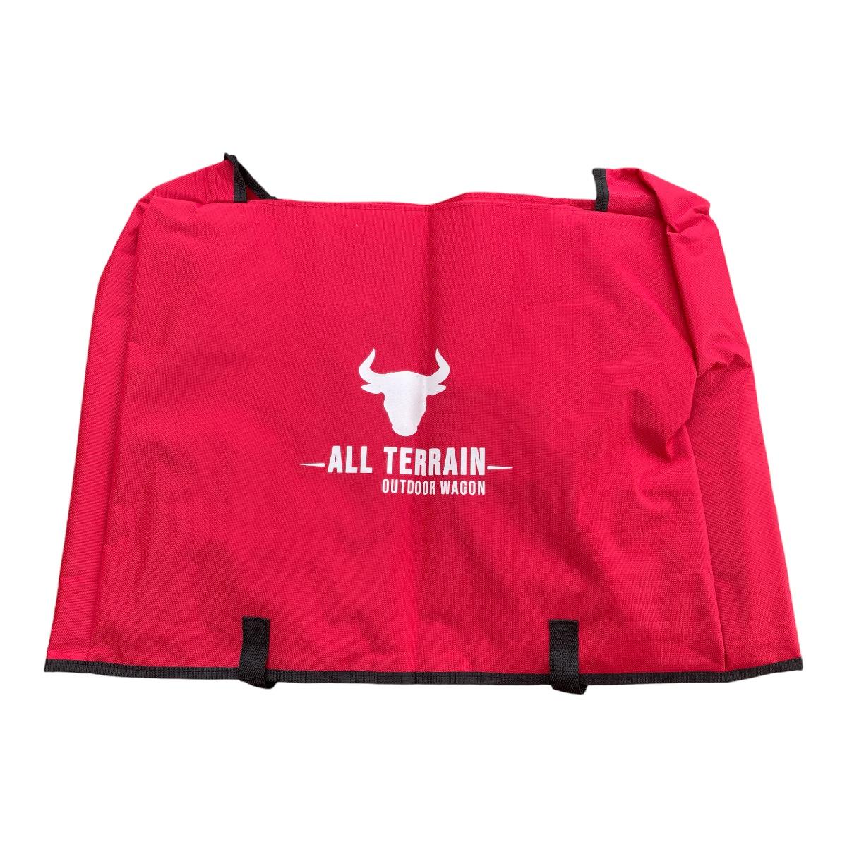 Bull All Terrain Wagon Trolley Replacement Canvas & Cover - Red 2