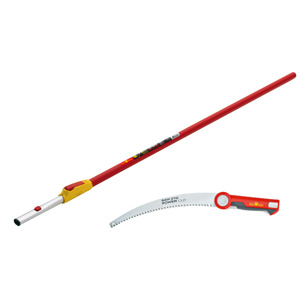 Wolf Garten Telescopic Handle and Saw Set