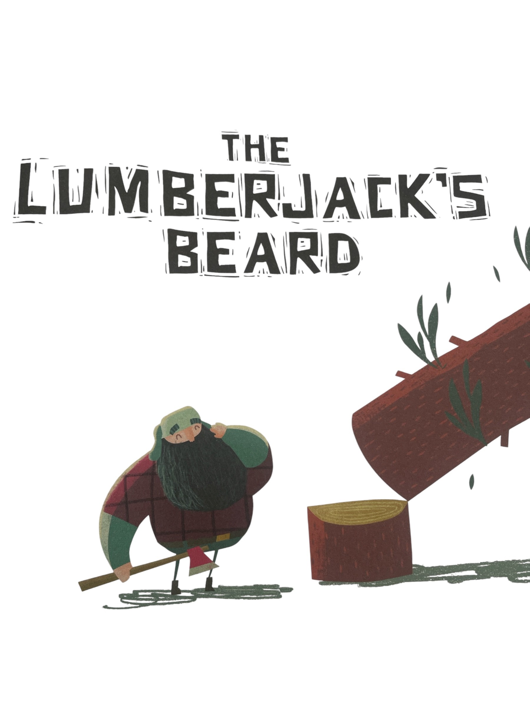 The Lumberjack's Beard Story Book Paperback Page