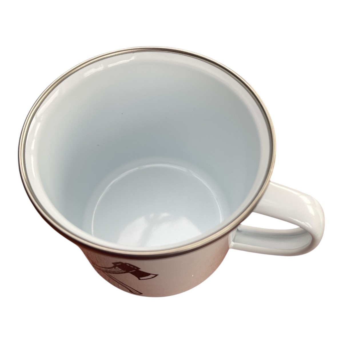 CEuk Axes Enamel Mug 370ml Top