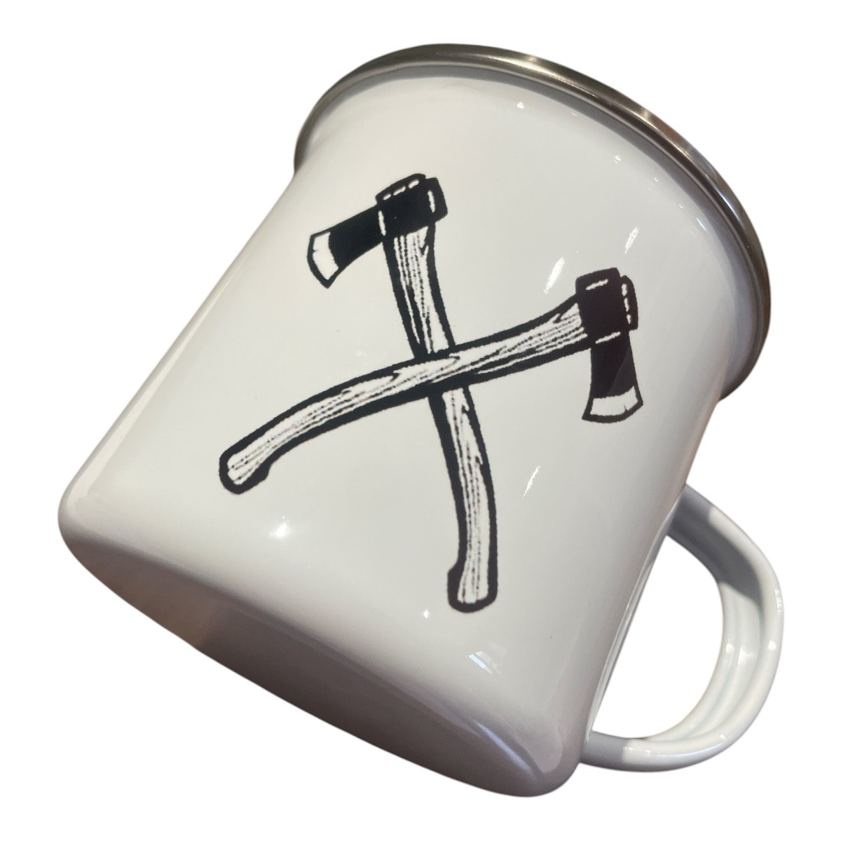 CEuk Axes Enamel Mug 370ml 1