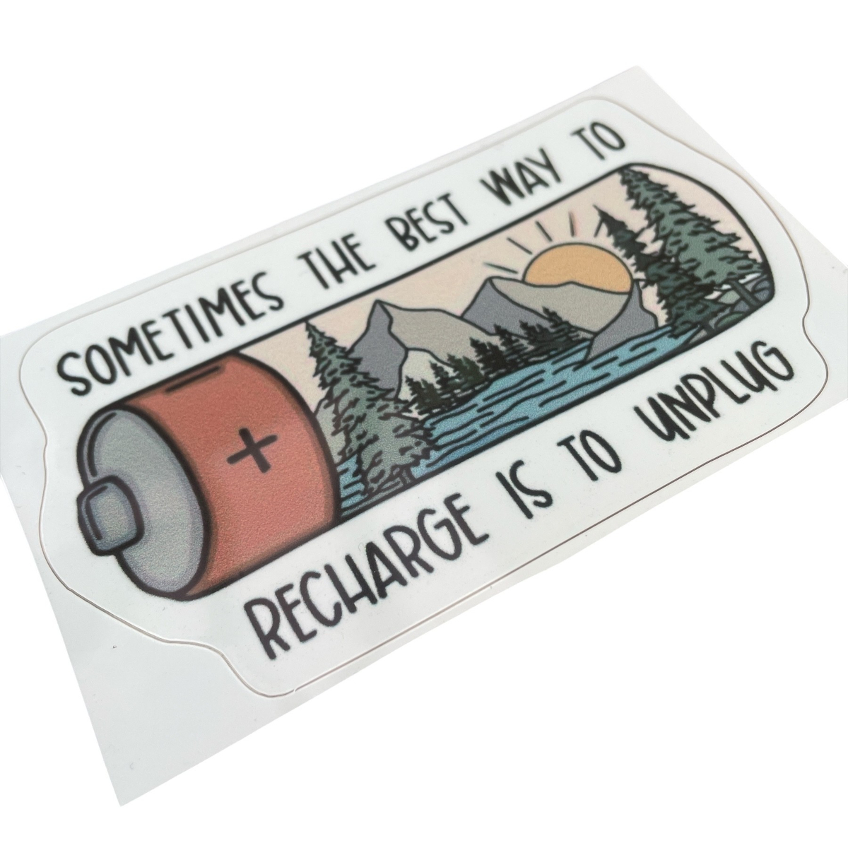 CEuk Recharge Vinyl Decal Sticker Close