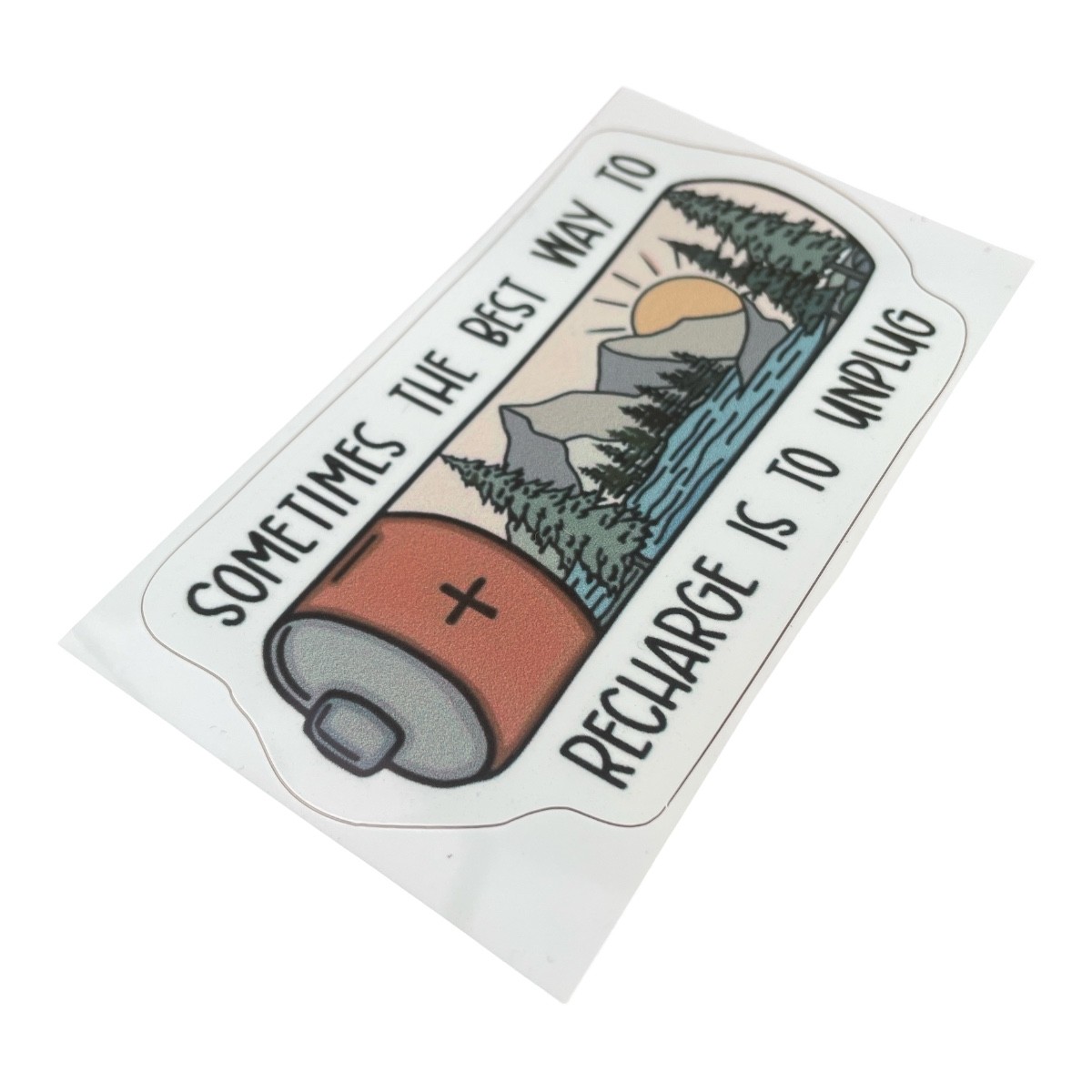 CEuk Recharge Vinyl Decal Sticker Close Left
