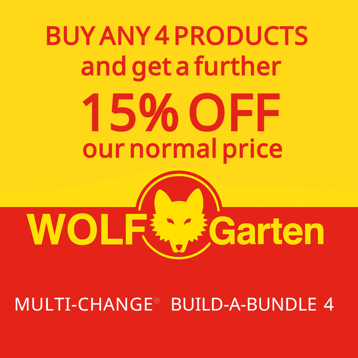 Wolf Garten Build a bundle 4
