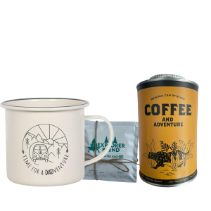 CEuk DADventure Coffee Bundle – Storage Tin, Explorer Coffee Bags & DADventure Mug