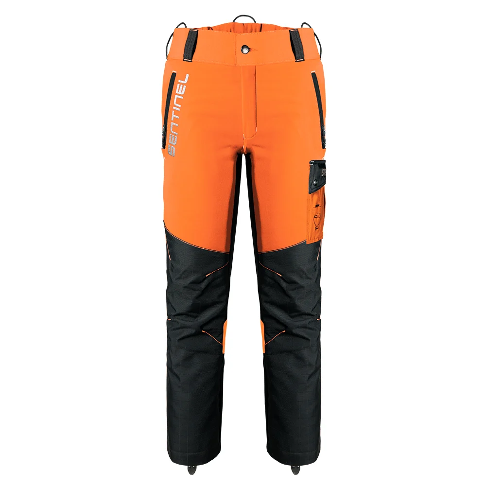 Stein Sentinel Type A Chainsaw Trousers - Hi-Viz Orange Standard Leg