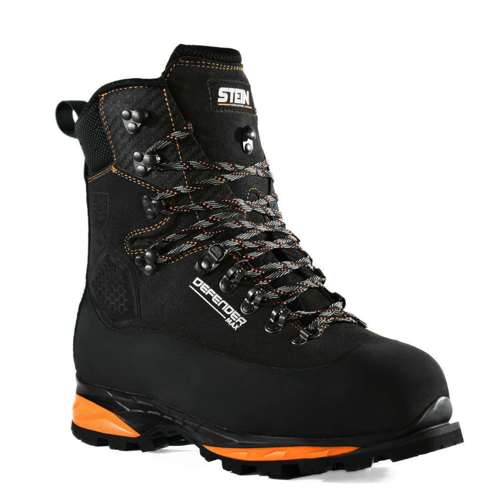 Stein Defender MAX V2 Chainsaw Boots – Black
