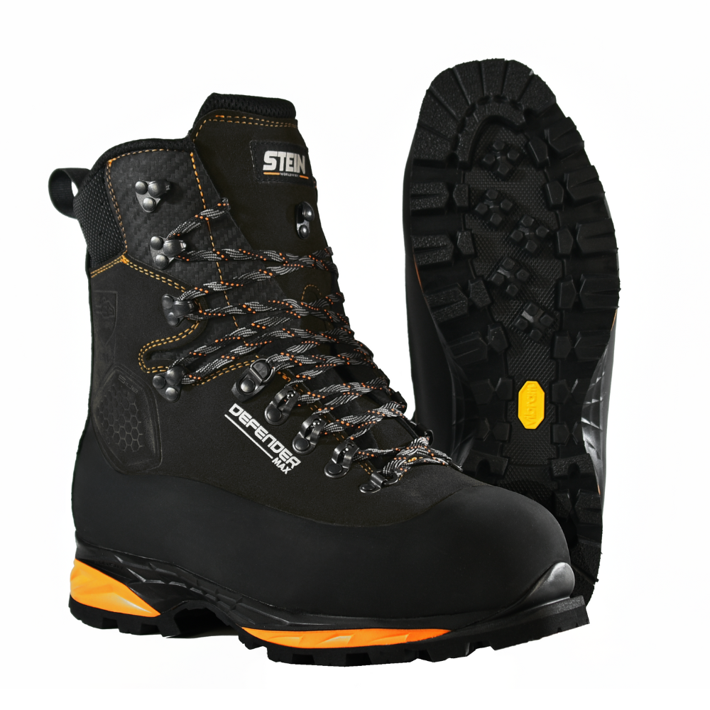 Stein Defender MAX V2 Chainsaw Boots – Black 1