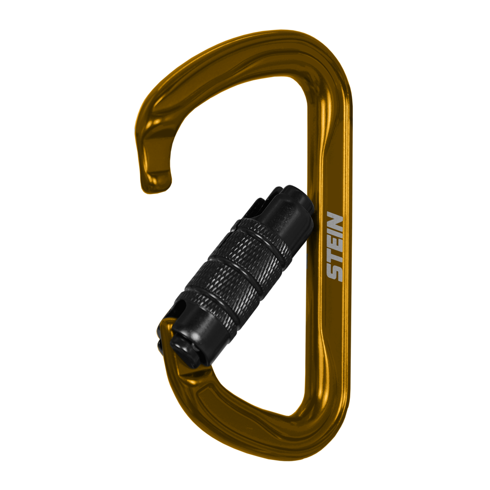 Stein Secura D 3 Way Carabiner - Gold 3