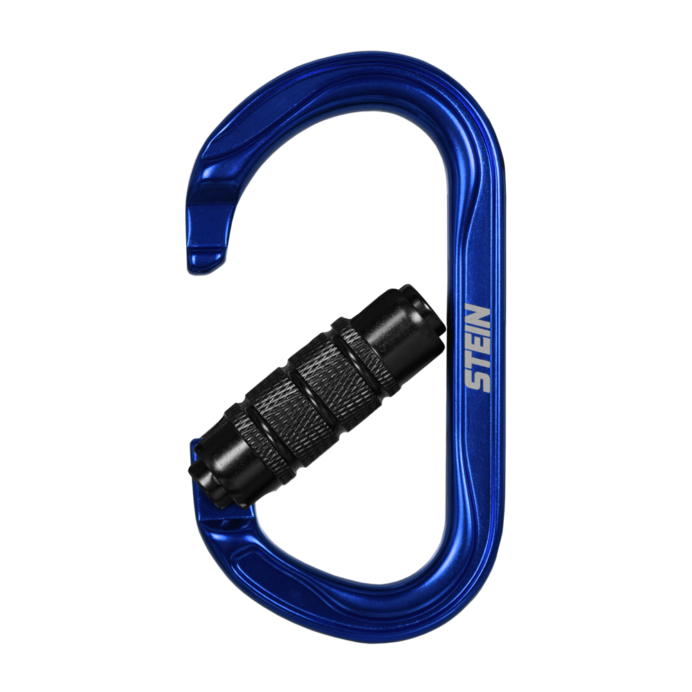 Stein Secura OVAL 3 Way Carabiner - Blue 4
