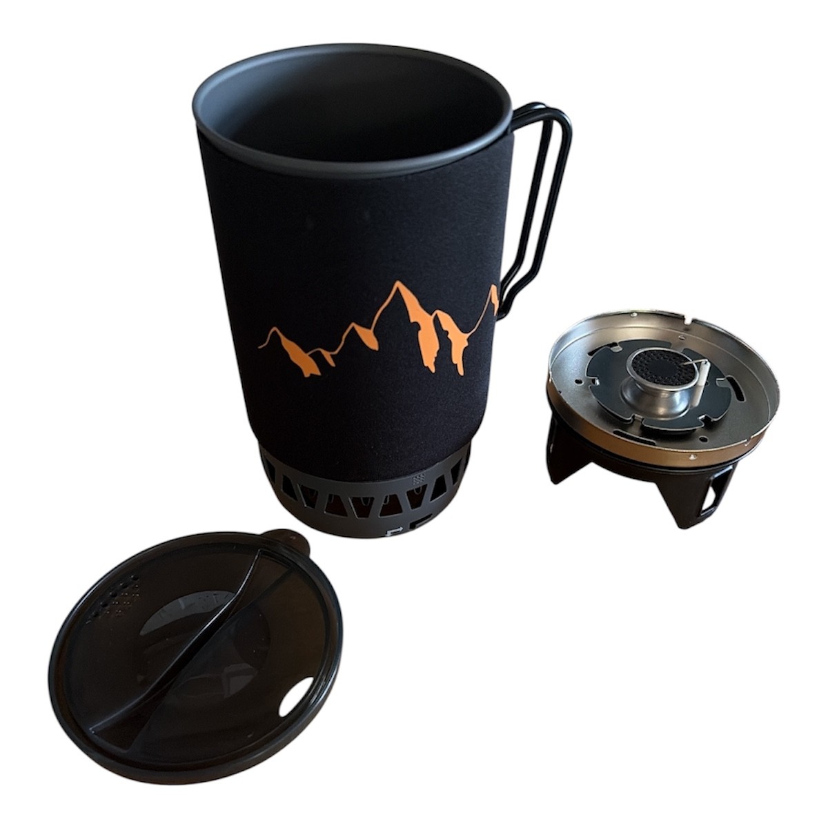 CEuk Outdoor Camping Stove 1.4L Vessel Lid Stove