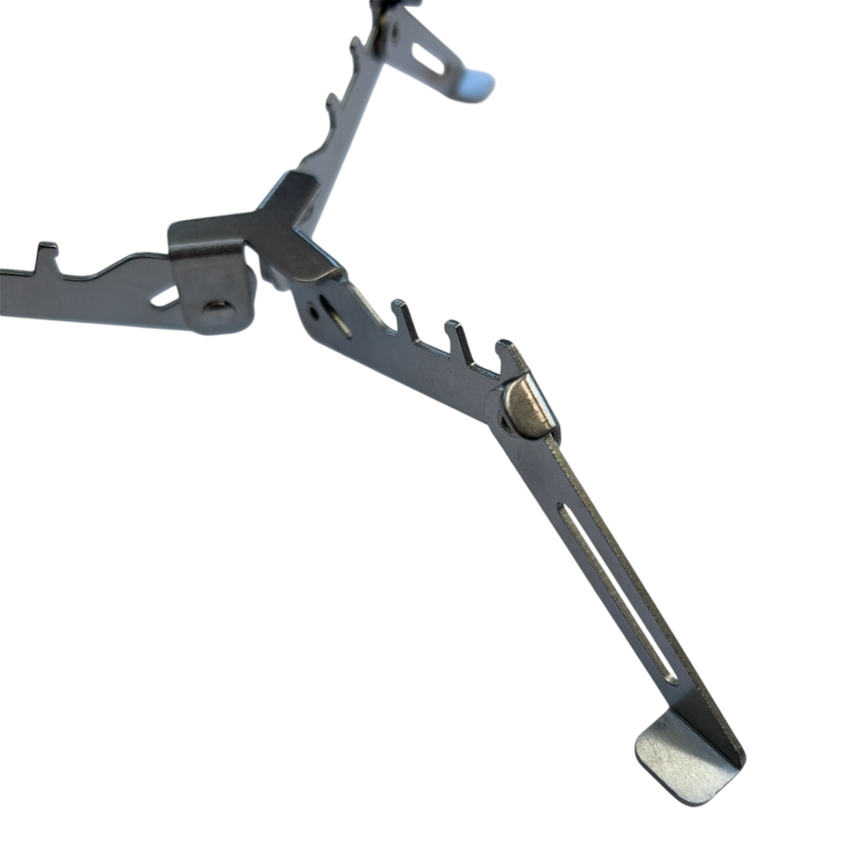 CEuk Camping Stove Gas Canister Stand - Metal Close